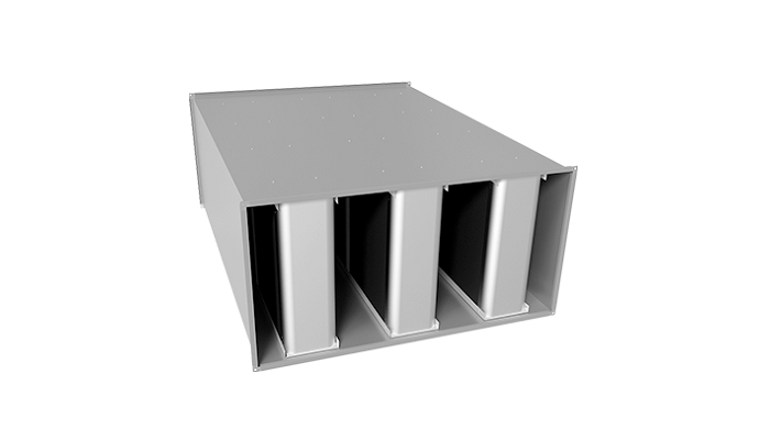 TUNE-S - Silencieux rectangulaire à baffles